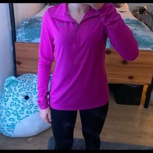 Purple under armor worn out top